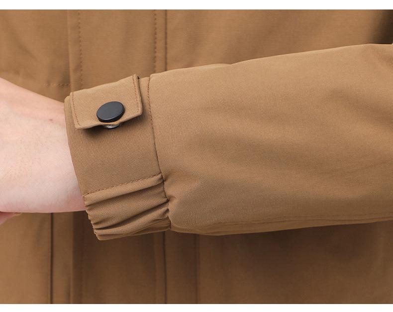 Men's Trendy Cotton Padded Jacket - 2025 Autumn/Winter, Warm, Windproof, Stand Collar, Versatile Outerwear for Youth.