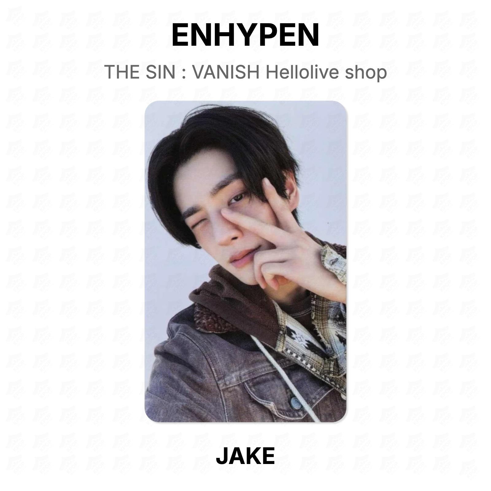 ENHYPEN THE SIN : VANISH Hellolive shop Official Photocard JAKE 02