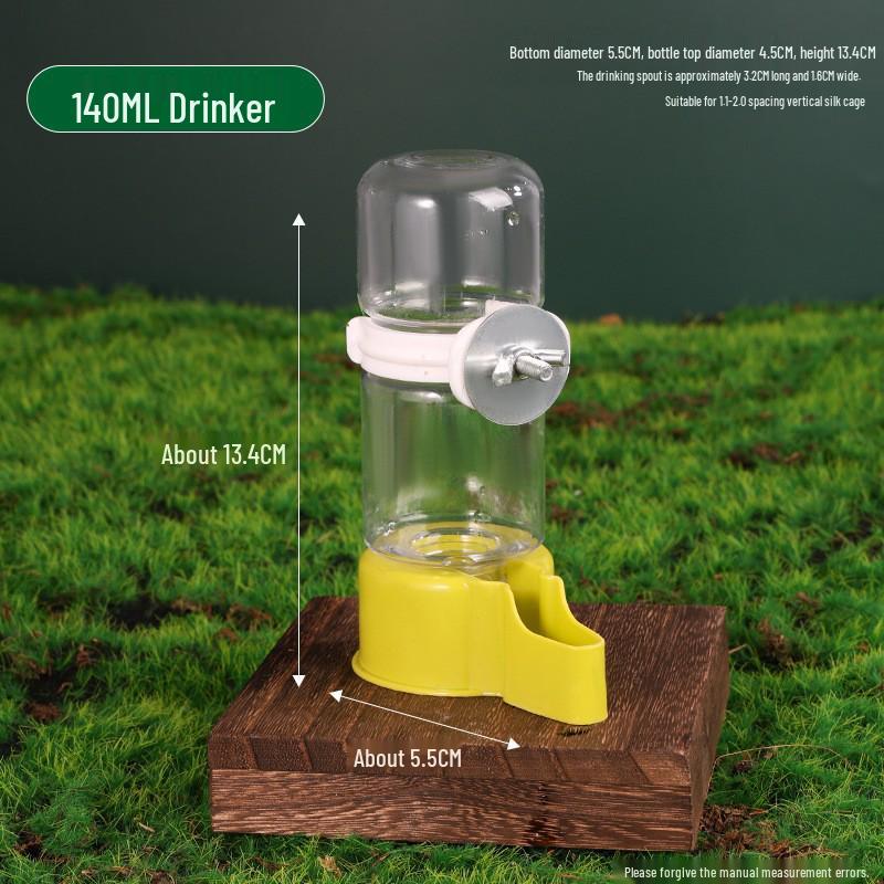 Automatic Bird Water & Food Dispenser for Parrots and Quails