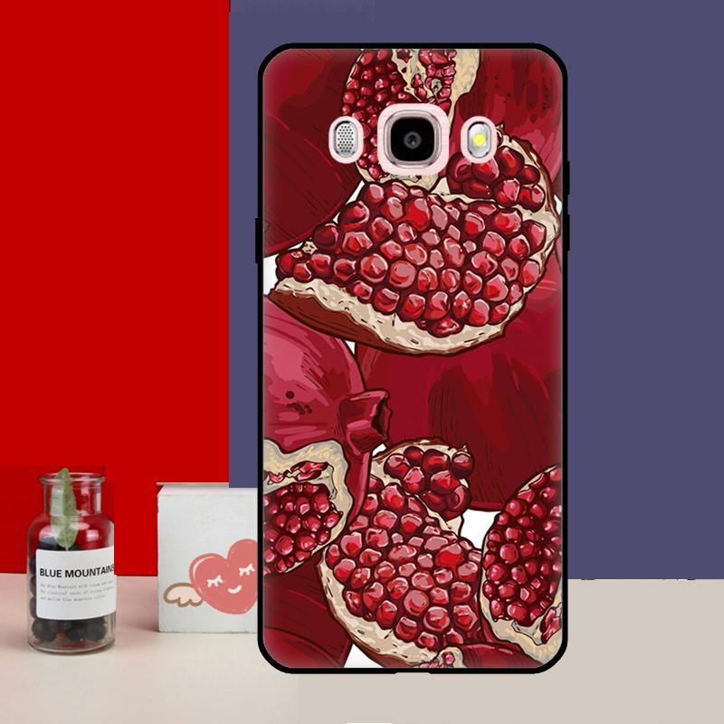 Food Fruit Red Pomegranate Case For Samsung Galaxy J3 J5 J7 2016 A3 A5 2017 A6 A7 A8 A9 J8 J4 J6 Plus 2018 Back Cover