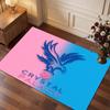 Crystal Palace Football Print Crystal Velvet Rug, Comfortable Water Absorbent Non Slip Indoor Floor Carpet