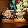 3D Neon LED Christmas Ornament Night Light