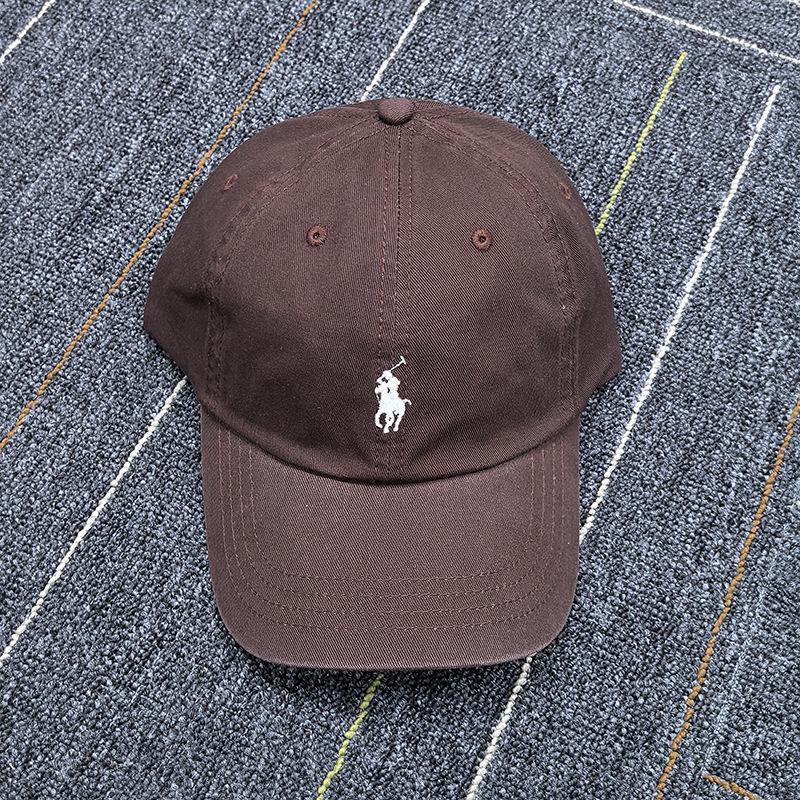 Gorra de Béisbol Polo Ralph Gray RL con Bordado de Logo de Caballo Pequeño - Sombrero de Copa Suave Unisex