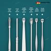 6Pcs/set ear cleaner Ear Wax Pickers Stainless Steel Earpick Wax Remover piercing kit earwax Curette Spoon Care Ear Clean Tools