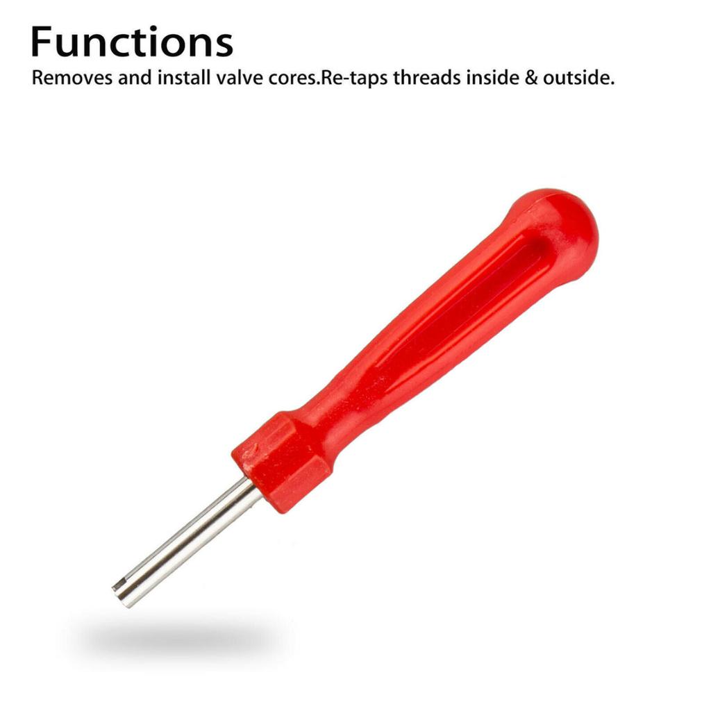 Valve Stem Installation Remover Repair HD Chrome Puller Car Tire Plug Core  Handle Tire Valve Stem Core Remover Screwdriver Tire Repair Install Tool
