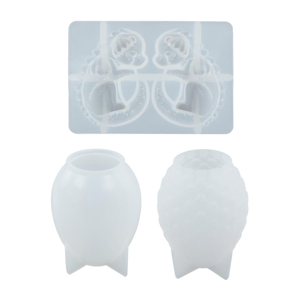 Dragon Egg Silicone Mold with Base Stand for Wedding Table Lamp Home Decoration