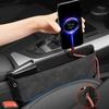 Suede Seat Side Storage Pocket for Car Seats Gap Filler Organizer Box Pu Leather
