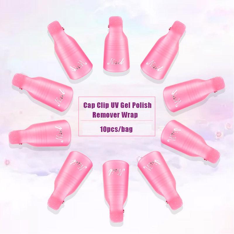 

Nail Art Removal Clips - Finger Caps in OPP Bag Packaging