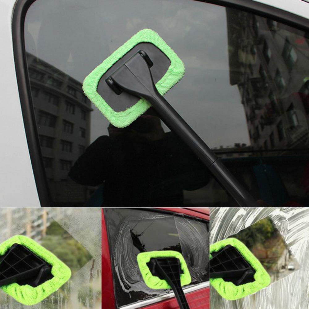 Car Window Cleaner Brush Kit Windshield Wiper Microfiber Brush Auto Cleaning Wash Tool With Long Handle Car Accessories