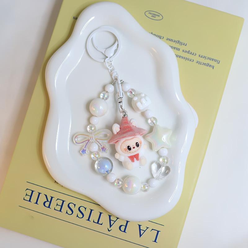 Cartoon Rabbit Keychain Pendant Cute Little Dinosaur Silicone Cute Bag Pendant Accessories Girlfriend Couple Gift