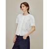 INMAN Women's Vertical Stripe Puff Sleeve Shirt