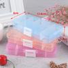Adjustable 10 Compartment Plastic Storage Box Jewelry Screw Organizer Container