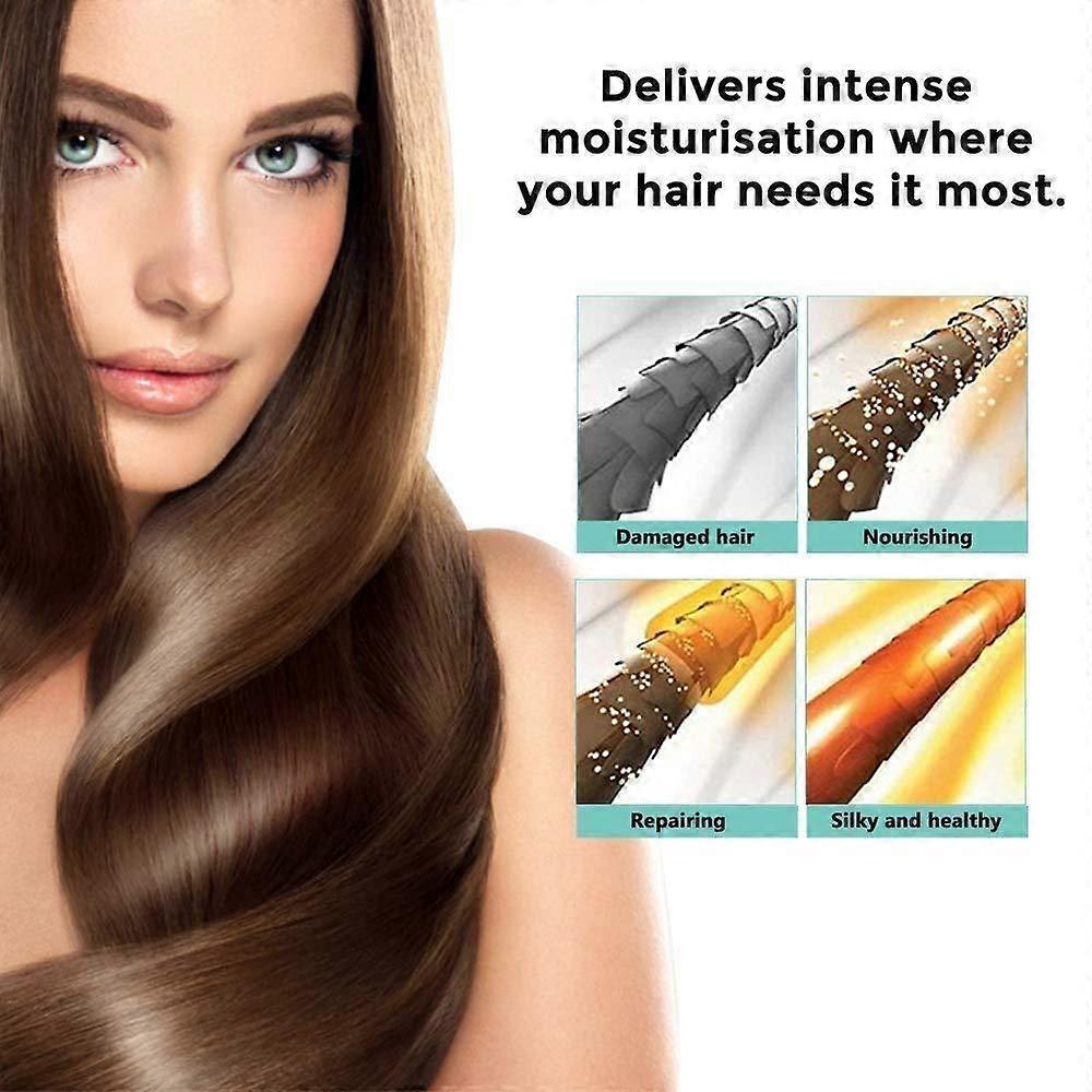Collageen Haarmasker Maca Kracht, Diep Herstellend Haarbehandelingsmasker voor Droog Beschadigd Haar Alle Haartypes