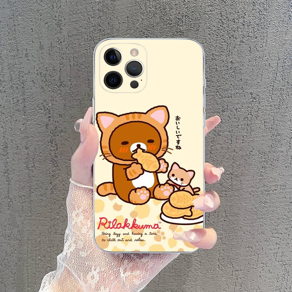 

Rilakkuma Anime Cute Cartoon For IPhone 17 16 15 14 13 12 11 Pro Max Plus Phone Case High End Silicone iPhone 11 pro