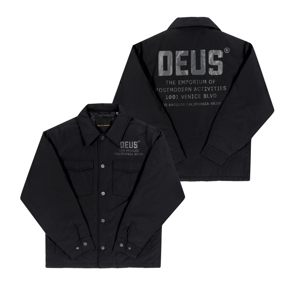 

DeuS Ex Machina Men S Padded Over Shirt Monty Dmp255138 DMP255138 BLK (XL)
