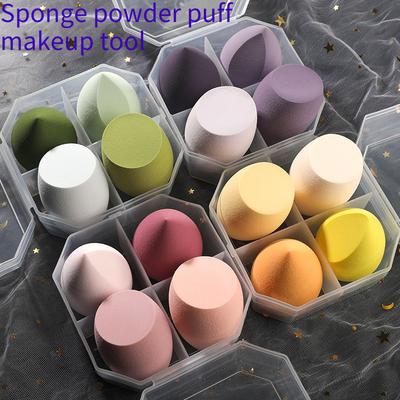 1SET Beauty-Ei-Set Kürbis-Puff Wassertropfen-Puff Make-up-Ei Make-up-Ei Kissen Schwamm-Puff Beauty-Tool