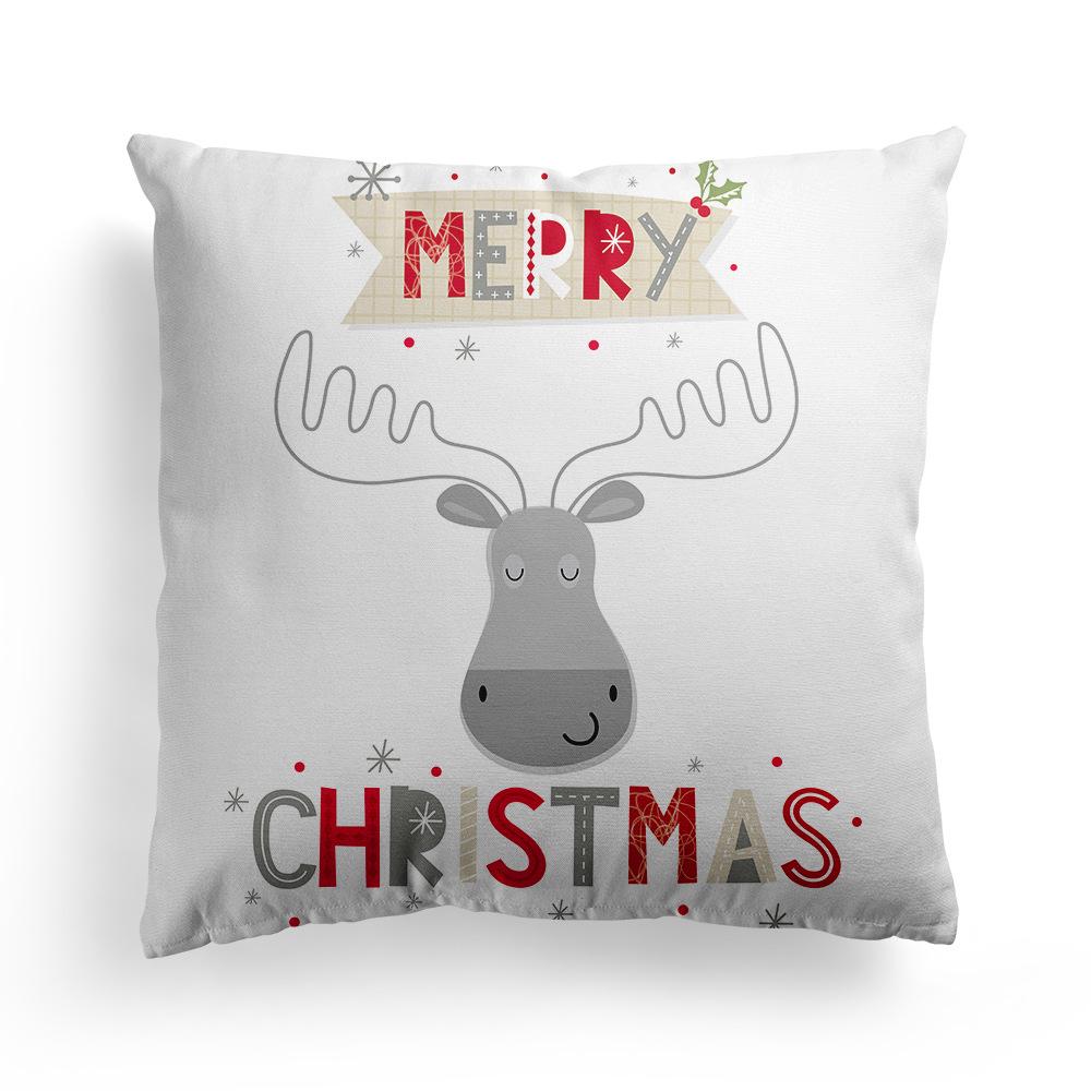 New Christmas Pillowcase Christmas Tree Holiday Sofa Pillow Cushion Cover