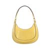 Tory Burch Robinson Magnetic Closure Adjustable Shoulder Strap Leather Crescent Bag Women Handbags Yellow 158509-700