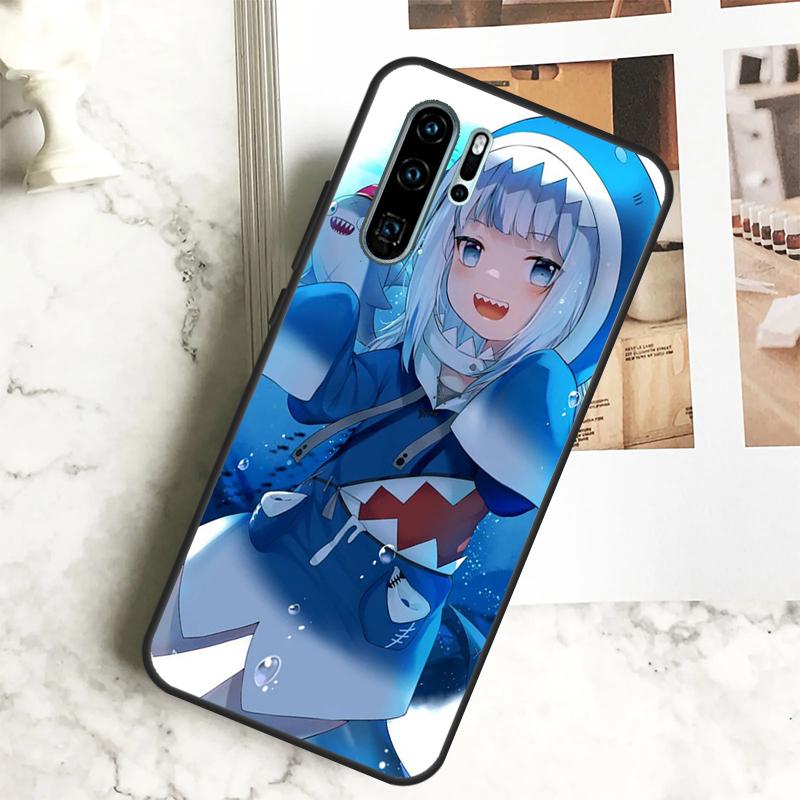 Gawr Gura Hololive Anime Case For Huawei Nova 10 SE 9 5T 11i 8i 3i 11 Pro Y91 Y90 Y70 Y61 Y60 P30 P20 P40 Lite Cover