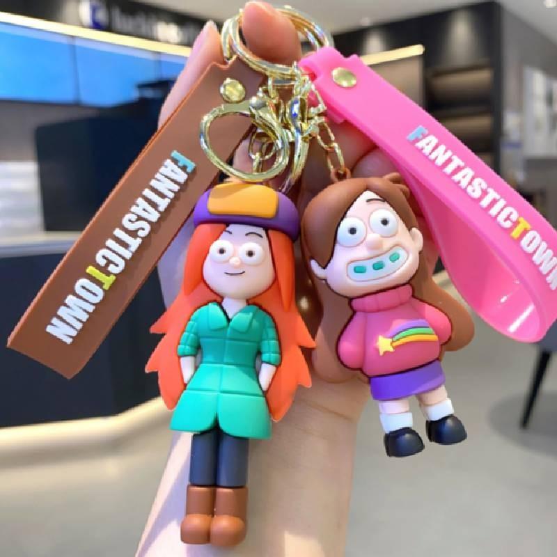 Falls Mabel Gravity Pines Backpack Keychain Cartoon Car Pendant Gift Ornaments