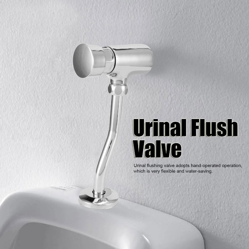 Copper Urinal Flush Valve Wall Mounted Flushing Tool Manual Flush Valve Office Building