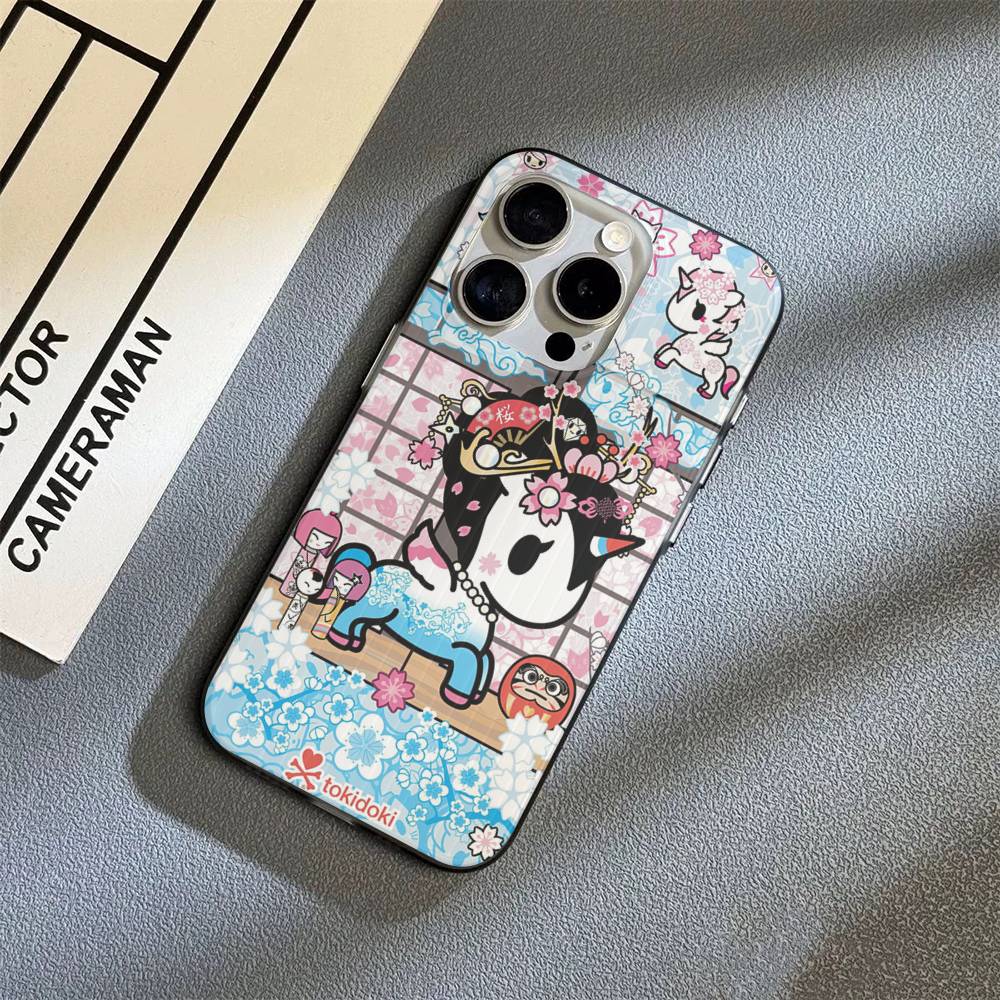 Fashion Brand T-Tokidoki For IPhone 17 16 15 14 13 12 11 Pro Max Plus Pro Clear Phone Cover Non-Slip Shell