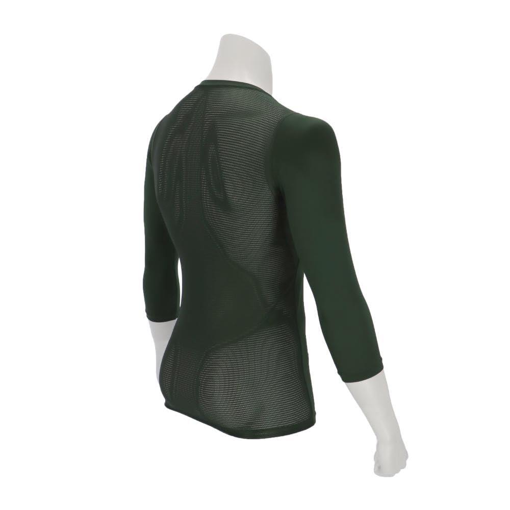 SSK Low Neck Sleeve Fitted Undershirt SCBL751M D Green M SC 3/4 (2-Pack) (51)