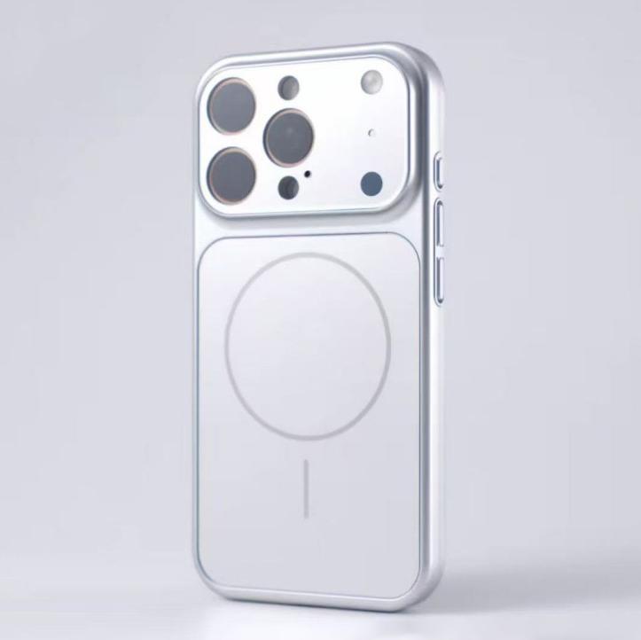 Frosted Glass Finish Magnetic Phone Case For iPhone 17Air 17 ProMax 16 15 14 13 Pro Max Magnetic Shockproof PC Hard Cover