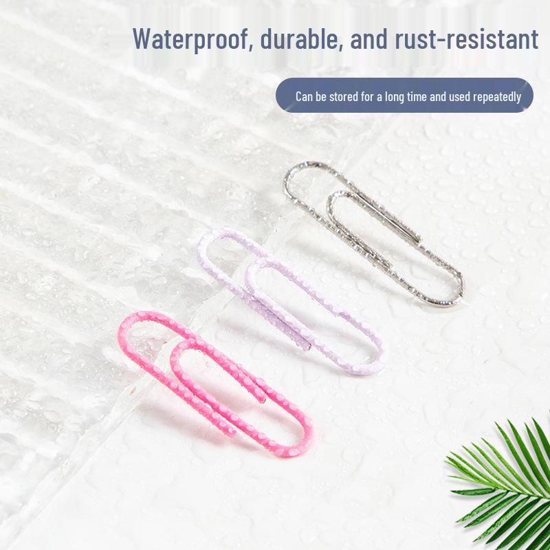 Durable Large Colored Paper Clips with Storage Box - Office & Home Stationery