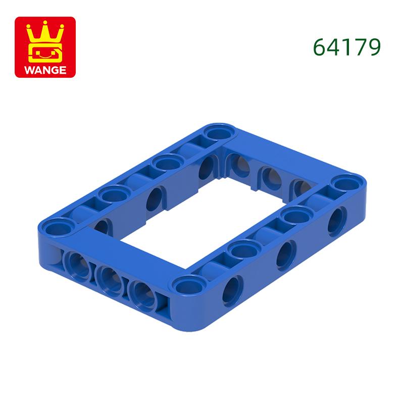 

Non-Toxic 18Pcs/Lot No64179 Liftarm Modified Frame Thick 5 X 7 Open Center Building Block Moc Color Accessories Compatible With Brick Toy about 18pcs