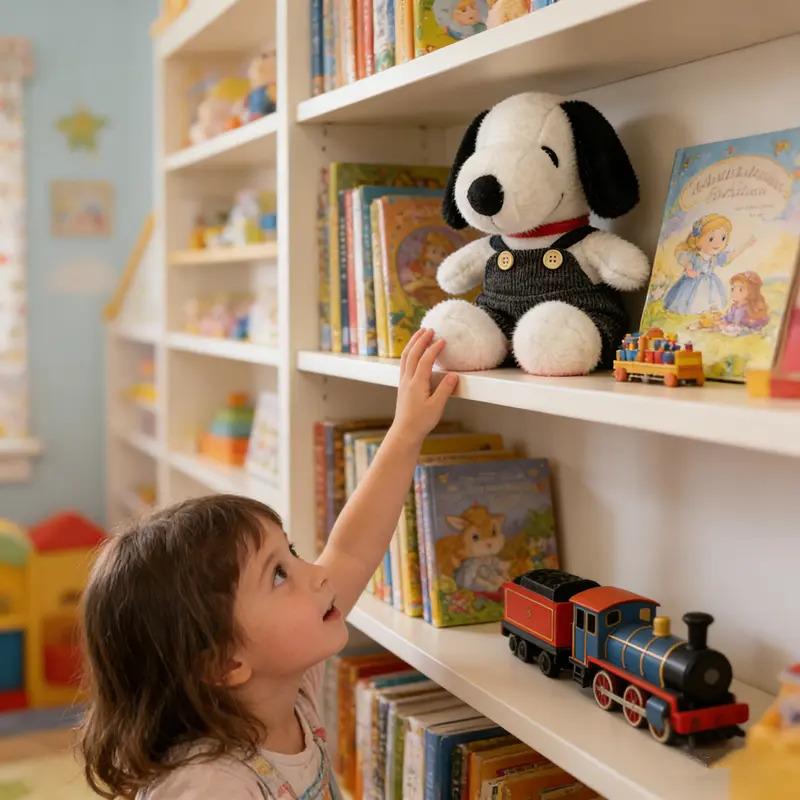 Snoopy Plush 25cm With Black Overalls, Tender And Soft