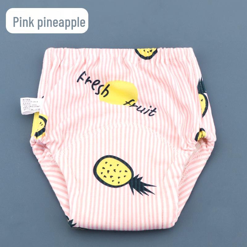 Chilot de scutec de pânză pentru bebeluși respirabil cu șase straturi, lavabil și pantaloni de antrenament impermeabili