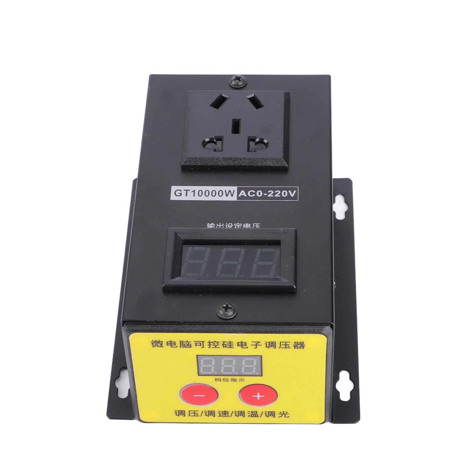 

AC 220V 10000W Высокоточный регулируемый тиристорный электронный регулятор напряжения