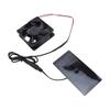 0.8W 4V Solar Panel Fan Kit Professional Polycrystalline Silicon Solar Panel Exhaust Fan Kit for Chicken House