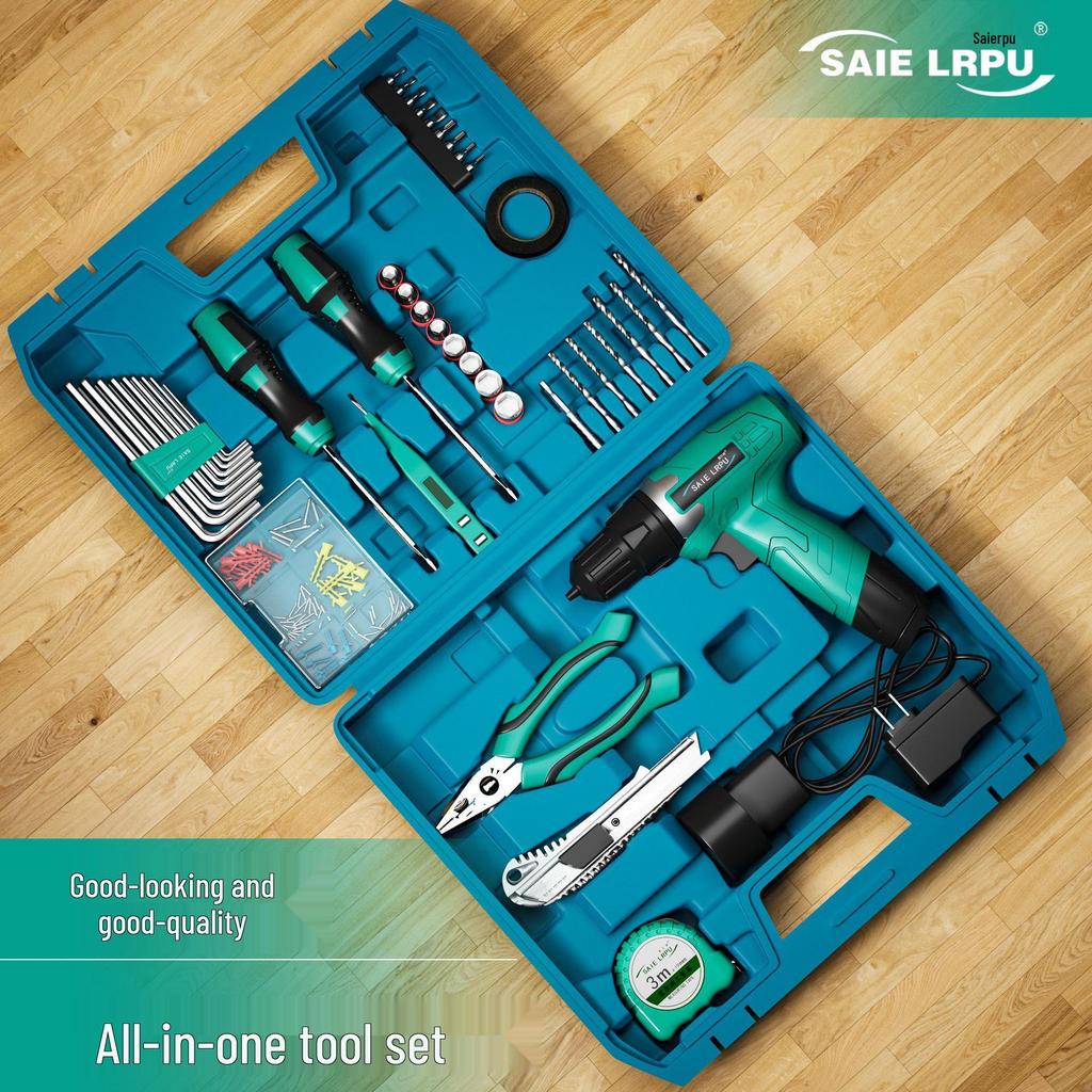 Set de burghiu cu litiu reîncărcabil universal și unealtă multifuncțională Sailpu