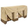 210D Oxford Cloth Firewood Shed Cover with Water Resistant Coating and Ventilation Holes Suitable for Outdoor Use
