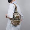 Men's Tactical Camouflage Shoulder Bag - Multi-Pocket Chest Pack Converts To Crossbody/Backpack (Durable Hiking Essential)