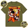 Dragon Ball 2026 New Hot Summe T-Shirt Gohan Goku Father-Son Retro Red Frame Print 100_ Cotton Oversized Tee for Men Women Kids