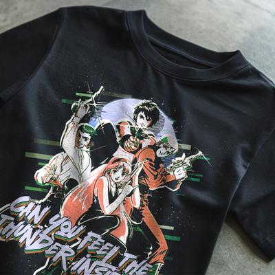 Saber Rider Cartone Animato Anime Manga TV Citazione Divertente Retro Anni '80 '90 Maglietta Uomo Donna Magliette Top