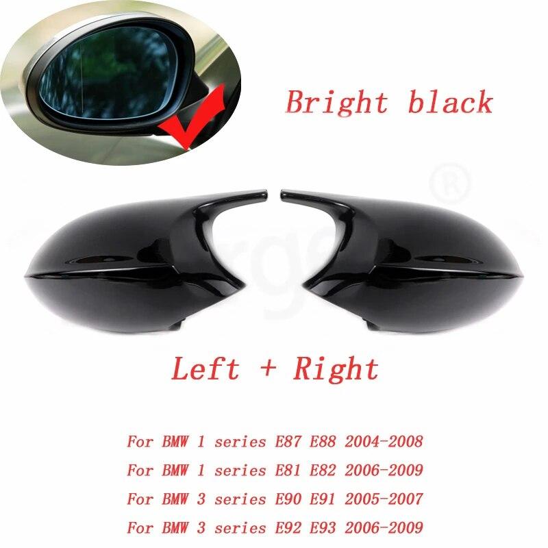 Side Rearview Mirror Cap Wing Mirror Cover Fit For BMW E90 E91 2005-2011 E92 E93 2006-2013 E81 E82 E88 E87 E88 Car Accessories