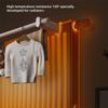 Compact Radiator Towel Hanger 30cm White Steel Bathroom Organizer Space Saving Easy Mount No Drilling Required Heat Resistant for 0.3-2m Heaters