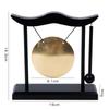 Loud Sound Gong Ornament With Base Decorative Craft Display Home Decor Statue  Office Decoration