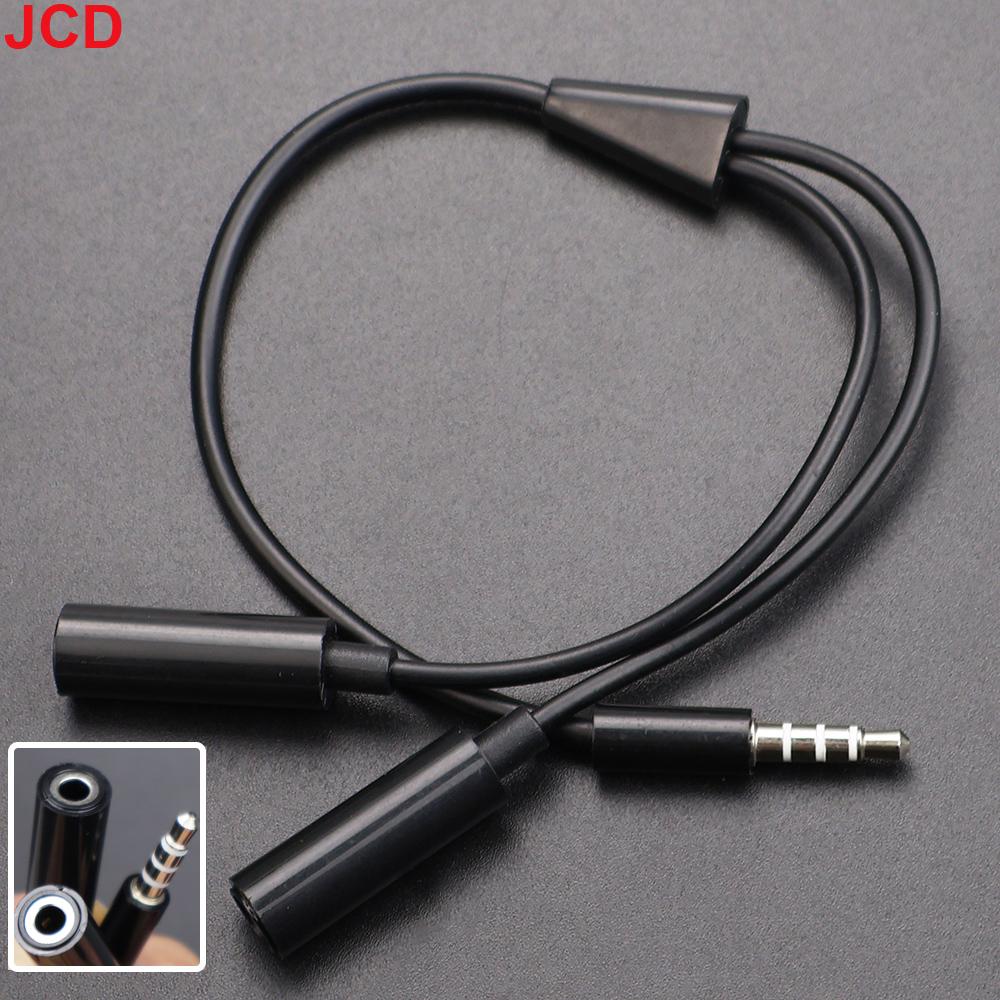 JCD 1Male to 2 Dual Female Y Splitter Cable 3.5 mm Audio Cable For Earphone Headset Headphone MP3 MP4 Stereo Plug Adapter Jack