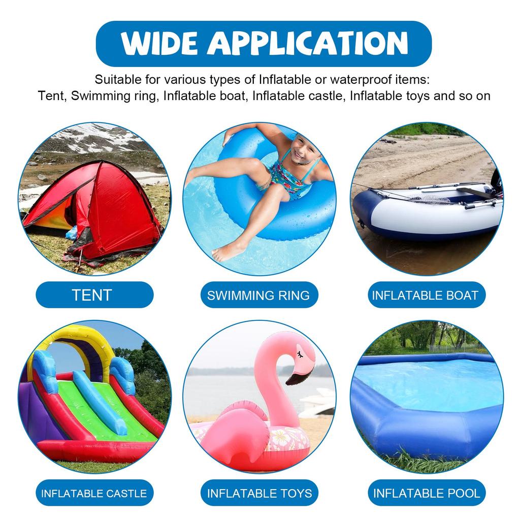 30pcs Swimming Ring Repair Patch Self-adhesive Lining Patch Inflatable Floating Boat Waterproof Sealing Sticker