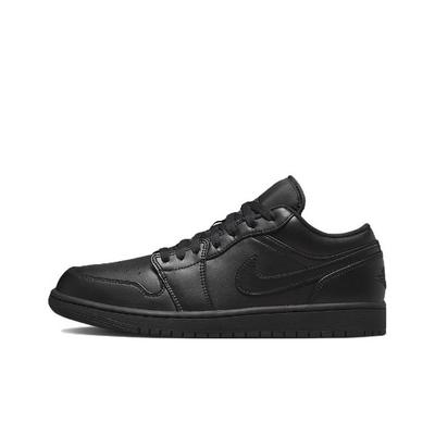 Air Jordan 1 Low "Triple Black" 553558-093 Tallas para Hombre