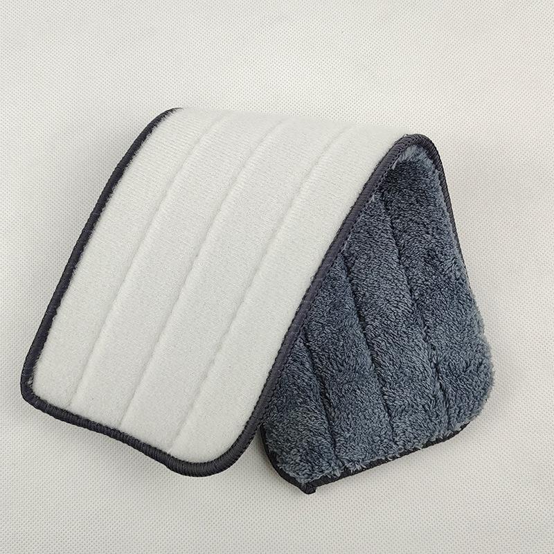 1/4 PCS Spray Mop Replacement Cloth Self-adhesive Mop Cloth Trapezoid Coral Velvet Spray Mop Cloth