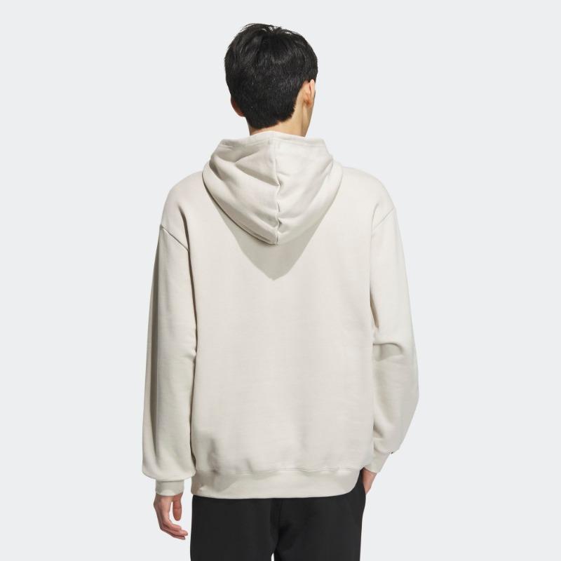 Adidas Solid Color Hooded Casual Long Sleeve Sweatshirt Unisex Sweatshirt Phosphor-Brown IV7584