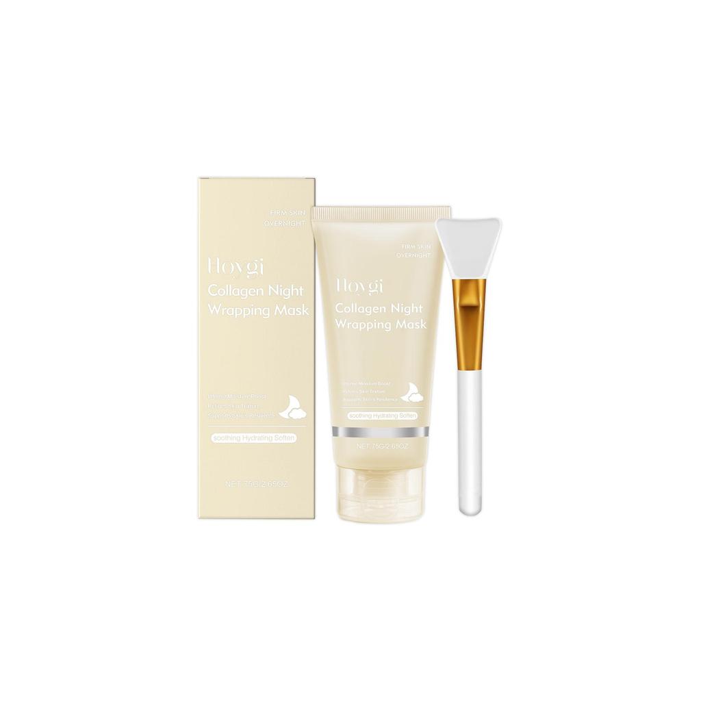 Collagen Night Wrapping Mask Peel Off Mask Brightening Facial Mask Deeply Cleansing Pores Shrink Hydrates Nourishing Skin Care