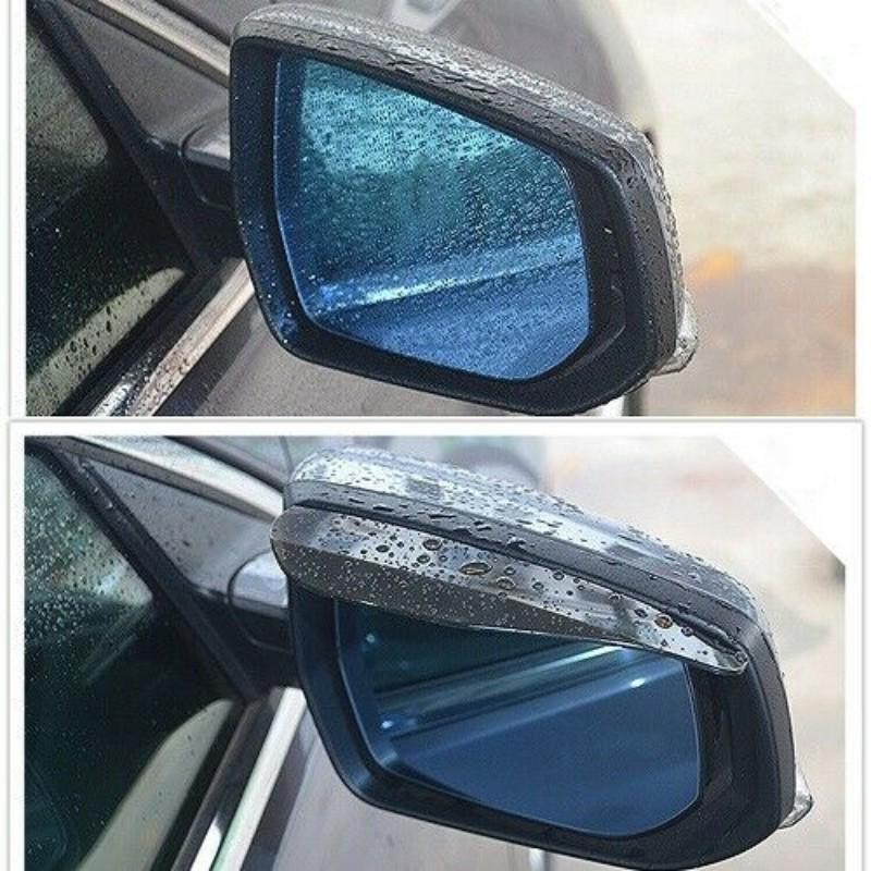 2 szt. Uniwersalne lusterko wsteczne samochodowe przeciwdeszczowe brwi Auto Car Rear View Side Rain Guard Snow Guard Shade Protector Cover dla Forda