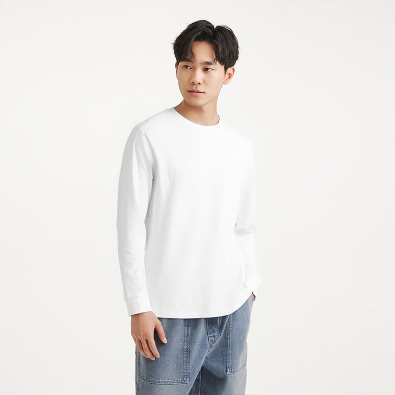 Hotwind Men's Basic Crew Neck Long-Sleeve T-Shirt